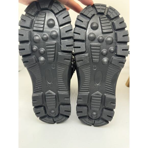 Snow Boots for Kids Insulated Winter Snow Duck Boots (36) 4 Black Snowflake EC‎ - Picture 7 of 7